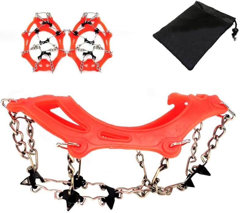 Raeside Crampons for Kids Ice Cleats for Children US Size 8-1, US Size 1-5 - Image 1